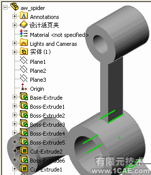 Solidworks“系統選項”——“FeatureManager”solidworks simulation培訓教程圖片4