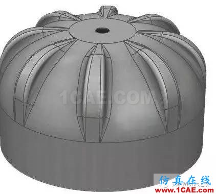 SolidWorks Simulation:黑膠唱片機蓋支撐墊的模態分析solidworks simulation分析圖片3