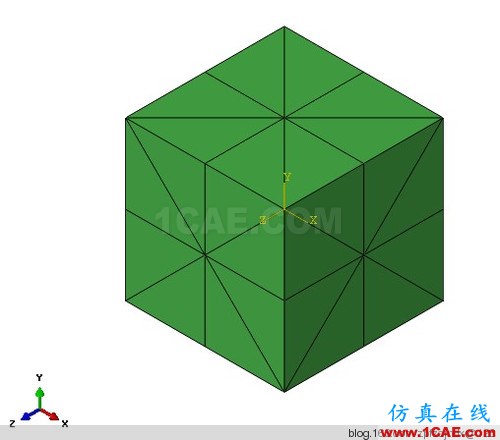 ABAQUS一個網格處理技巧(轉) 偶然發現ABAQUS一個強大的網格劃分功能 - Yusd - 玉石殿