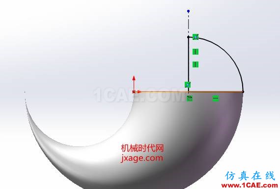 SolidWorks如何通過掃描創建太極圖？solidworks simulation培訓教程圖片11