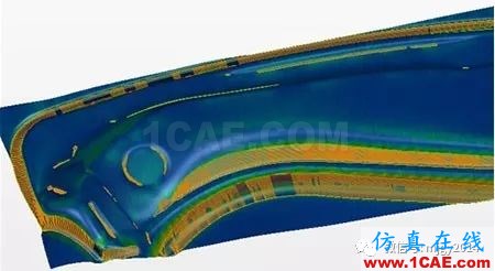 基于AutoForm分析零件成形時沖擊線的控制方法【轉發】autoform汽車仿真圖片10
