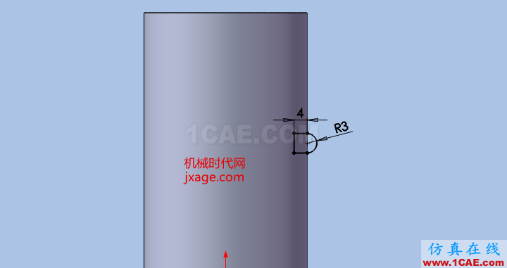 solidworks如何使用投影曲線?solidworks simulation技術圖片16