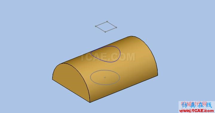 solidworks如何使用投影曲線?solidworks simulation應用技術圖片3