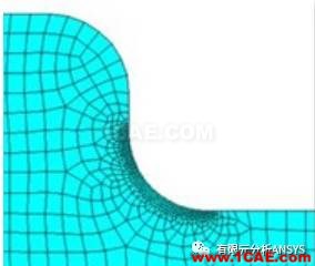 應力集中問題的考察--倒圓角情況ansys結果圖片10
