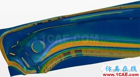 基于AutoForm分析零件成形時沖擊線的控制方法【轉發】autoform汽車仿真圖片9