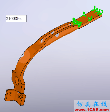 基于SolidWorks Simulation的頻率分析案例 - 技術(shù)鄰 - 阿毅工作室 - 阿毅工作室(langya222) 基于SolidWorks Simulation的頻率分析案例 - 技術(shù)鄰 - 阿毅工作室 - 阿毅工作室(langya222)