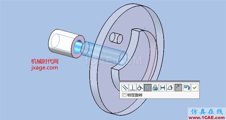 Solidworks電影抓片機構仿真solidworks simulation分析案例圖片2