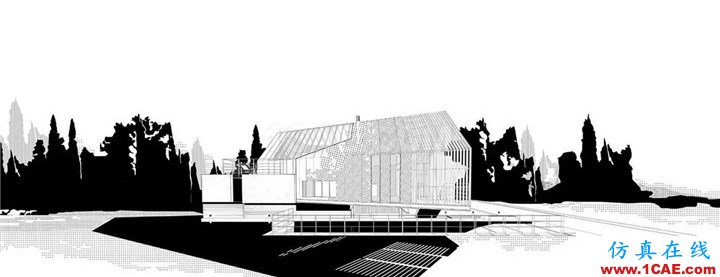 效果圖的藝術：用SketchUp, AutoCAD 和 Photoshop創造絕佳的水彩效果AutoCAD技術圖片10