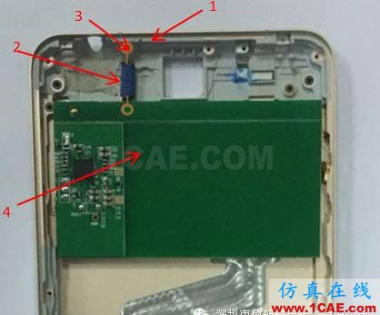 金屬機身智能手機FM收音頻段天線 設計方案（設計，安裝，仿真）HFSS分析圖片3