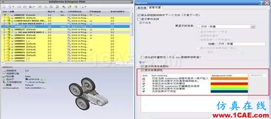 SolidWorks PDM與設(shè)計(jì)軟件的集成solidworks仿真分析圖片2