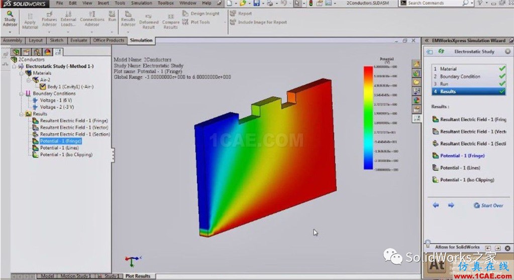 solidworks電磁分析插件簡介:emsworkssolidworks simulation培訓教程圖片5
