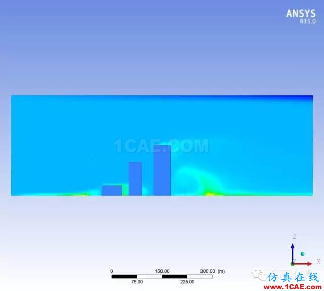 fluent城市建筑流體分析案例，氣流，風，和霧霾fluent結果圖片7