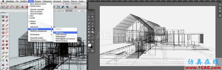 效果圖的藝術：用SketchUp, AutoCAD 和 Photoshop創造絕佳的水彩效果AutoCAD仿真分析圖片12