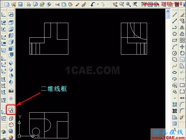 AutoCAD三維教程－平面攝影出三視圖AutoCAD應用技術圖片13