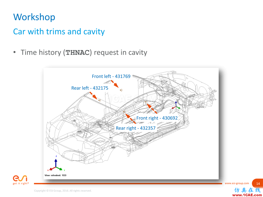 培訓視頻 | 如何計算VPS中具有內飾的車輛結構聲響應cae-fea-theory圖片15