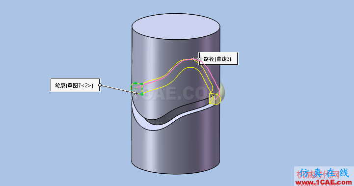 solidworks如何使用投影曲線?solidworks simulation技術圖片18