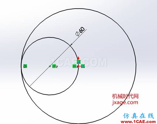 SolidWorks如何通過掃描創建太極圖？solidworks仿真分析圖片2