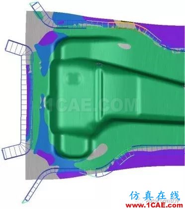 【autoform技術案例】以B柱為例進行系統性拉延筋設計autoform分析案例圖片8