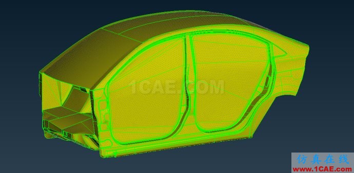 車內(nèi)流場和溫度場分析模型前處理 車內(nèi)流場和溫度場分析模型前處理