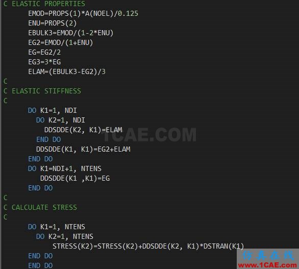 Abaqus中計材料參數不為常數的兩種處理方法abaqus有限元分析案例圖片6