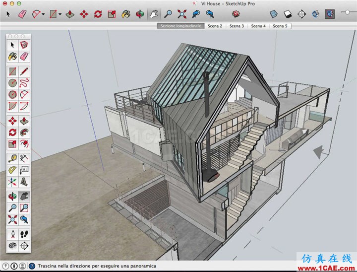 效果圖的藝術：用SketchUp, AutoCAD 和 Photoshop創造絕佳的水彩效果AutoCAD學習資料圖片3