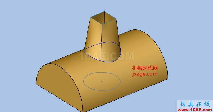 solidworks如何使用投影曲線?solidworks simulation技術圖片5