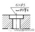 cad沉孔及孔深符號怎么通過文字輸入方式打出來？【AutoCAD教程】AutoCAD培訓教程圖片2