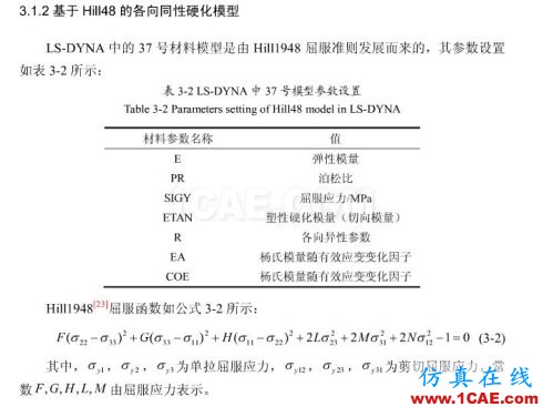 DYNAFORM中5種材料模型參數的設置 DYNAFORM中5種材料模型參數的設置