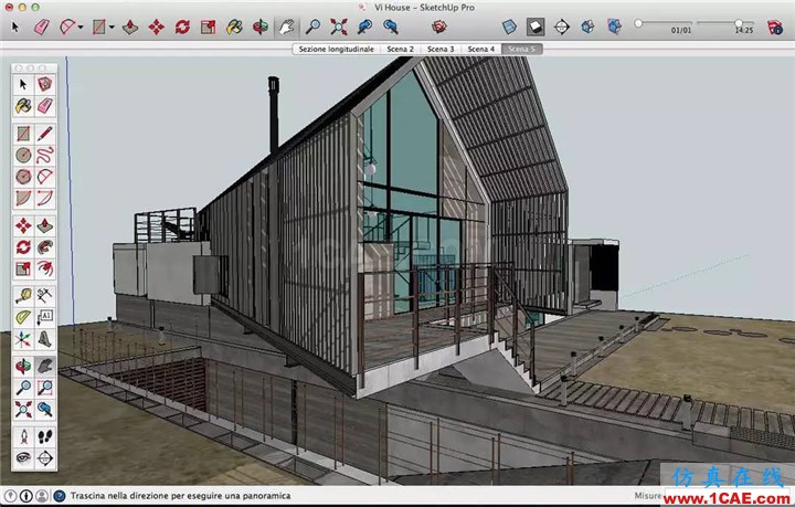效果圖的藝術：用SketchUp, AutoCAD 和 Photoshop創造絕佳的水彩效果AutoCAD學習資料圖片2