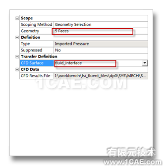 Fluent與DS的單向流固耦合計(jì)算 Fluent與DS的單向流固耦合計(jì)算