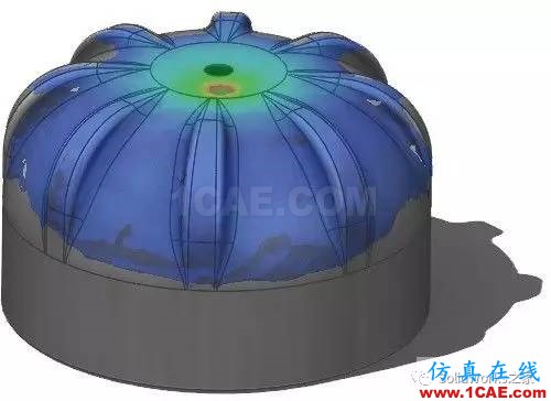 SolidWorks Simulation:黑膠唱片機蓋支撐墊的模態分析solidworks simulation分析圖片4